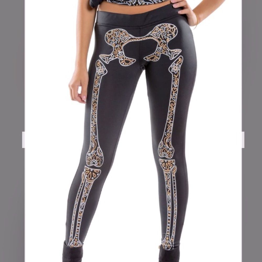 Tipsy Elves Skeleton Leggings